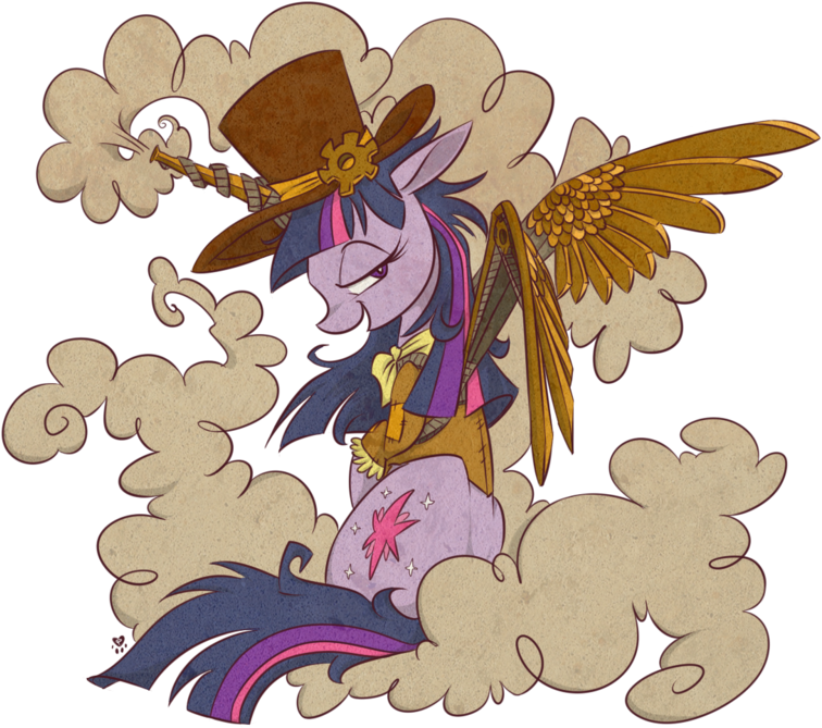 Deleteme Duplicate Steampunk Twilight Sparkle - Steampunk Twilight Sparkle (900x813), Png Download