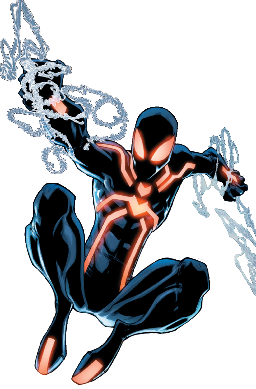 Pin By Pascal Nounours On Art - Imagenes De Spider Man Neon (900x1366), Png Download