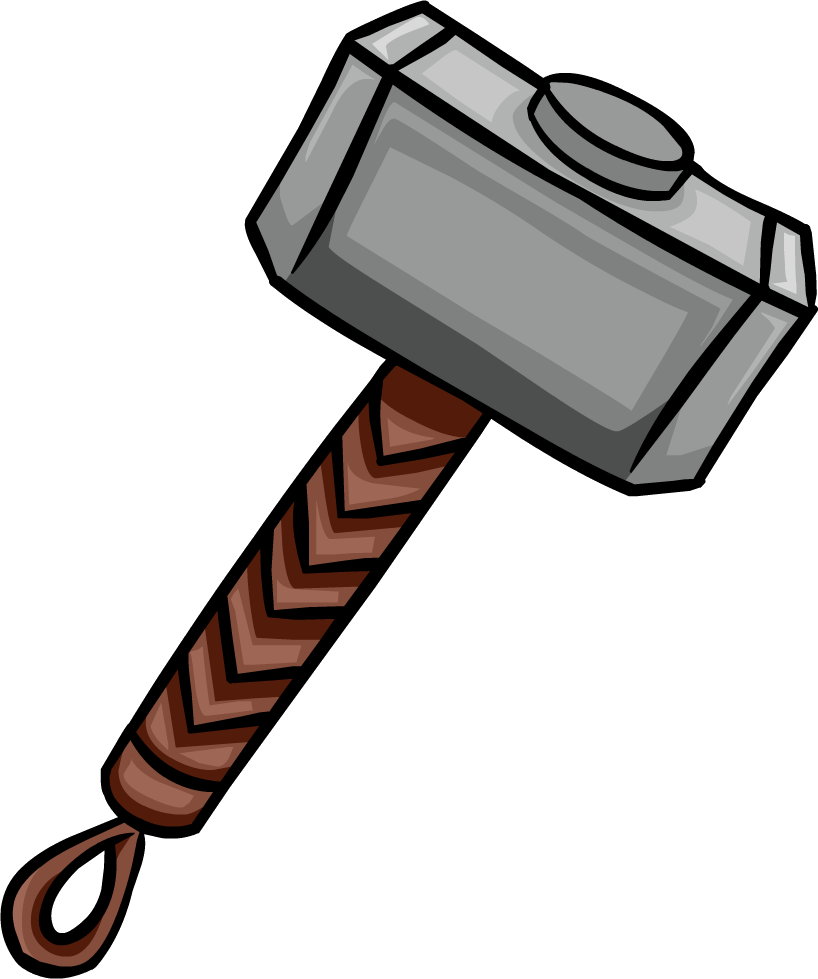 Download Mjolnir - Martelo Do Thor Desenho PNG Image with No Background