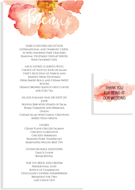 Watercolor Floral Invitation Set - King Crab (782x782), Png Download