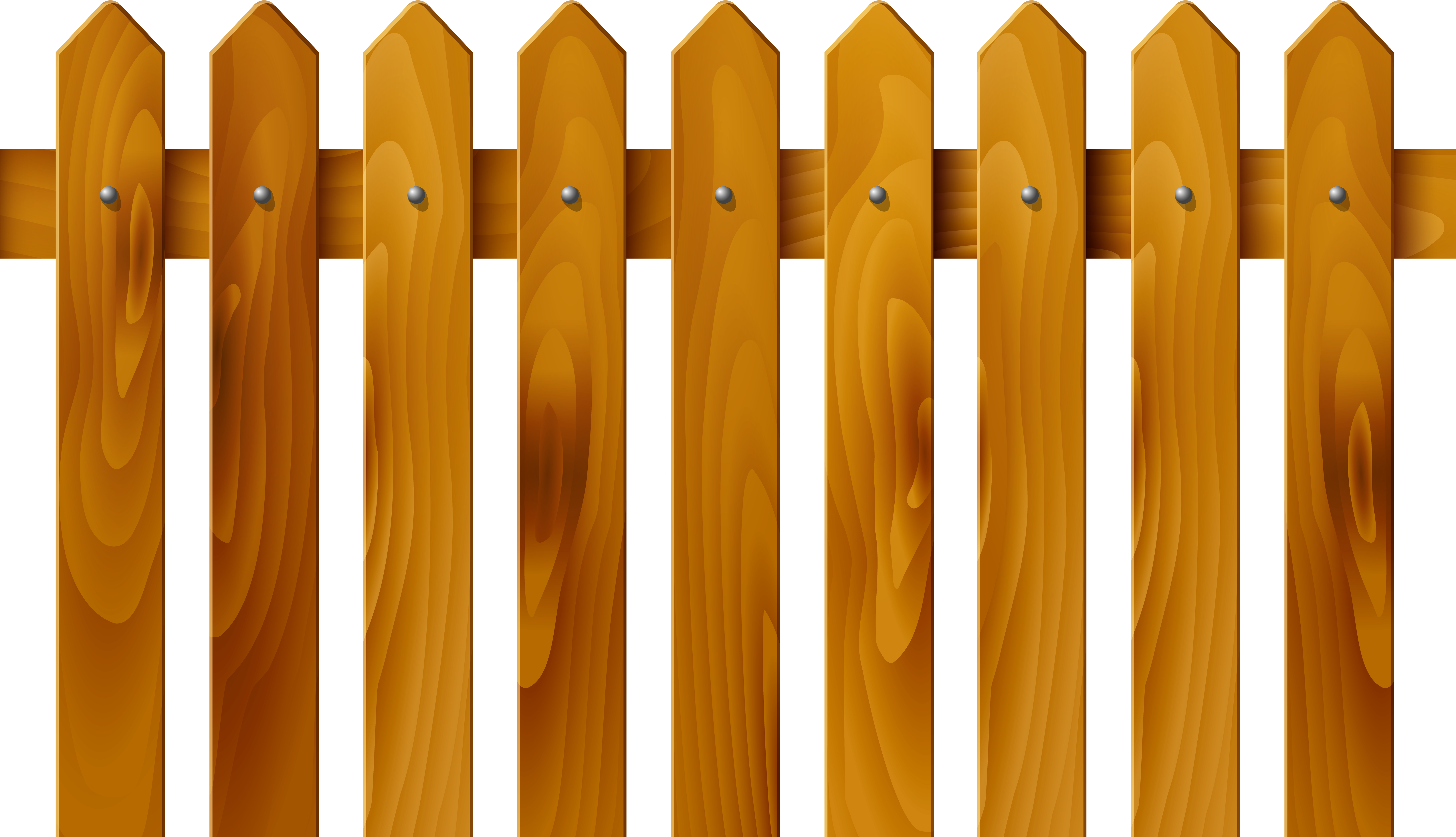 Wooden Fence Fence Clipart (8000x4745), Png Download