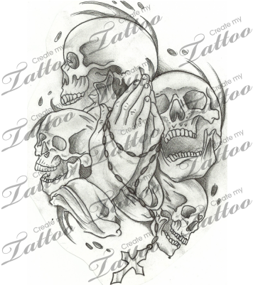 Marketplace Tattoo Prayer For The Wicked - Tattoo (400x400), Png Download