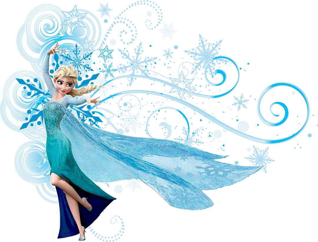 Watercolor Snowflakes Clipart - Frozen Png (1080x822), Png Download