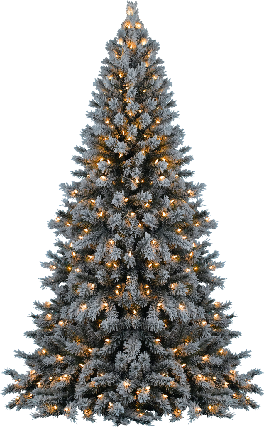 Christmas Tree Png Transparent - Snow Christmas Tree Png (900x1457), Png Download