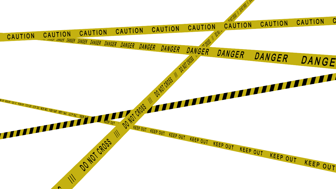 Mmd Caution Tapes Dl - Crime Scene Tape Png (1280x720), Png Download