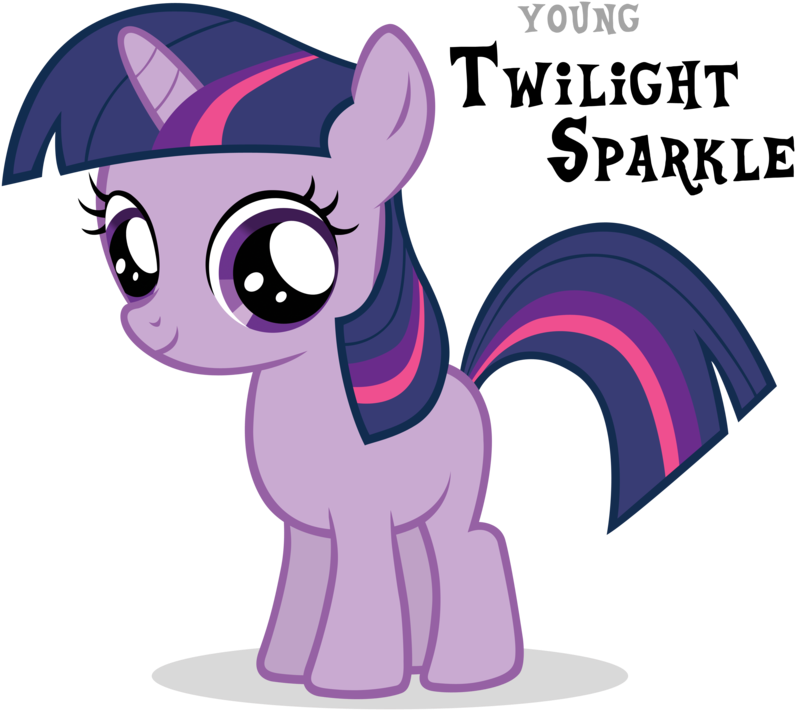 Fanmade Young Twilight Sparkle - Gambar My Little Pony Twilight Sparkle Baby (900x904), Png Download