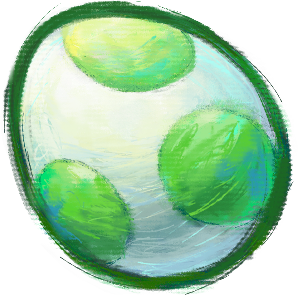 Download Yoshi Egg Green Artwork - Transparent Yoshi Egg PNG Image