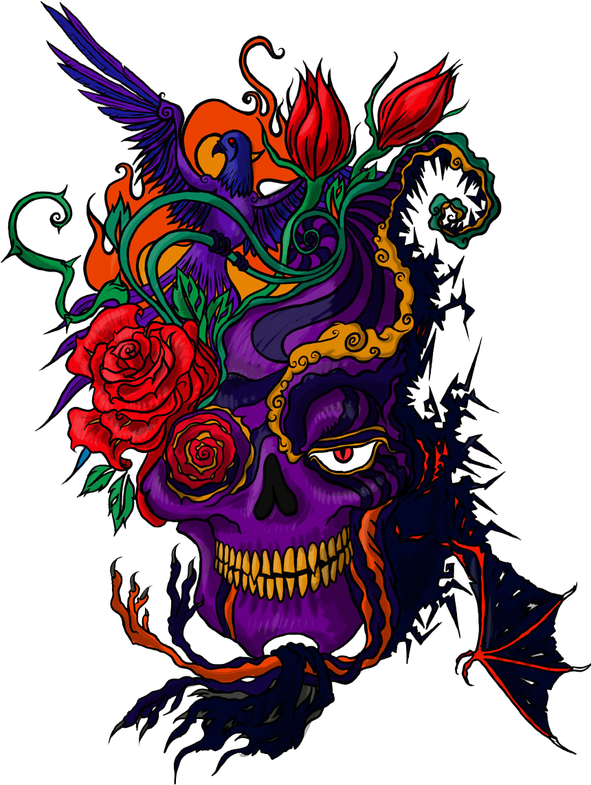 Download Color Tattoo Png Picsart Png Download Free Photoshop - Colored Tattoo  Png PNG Image with No Background 