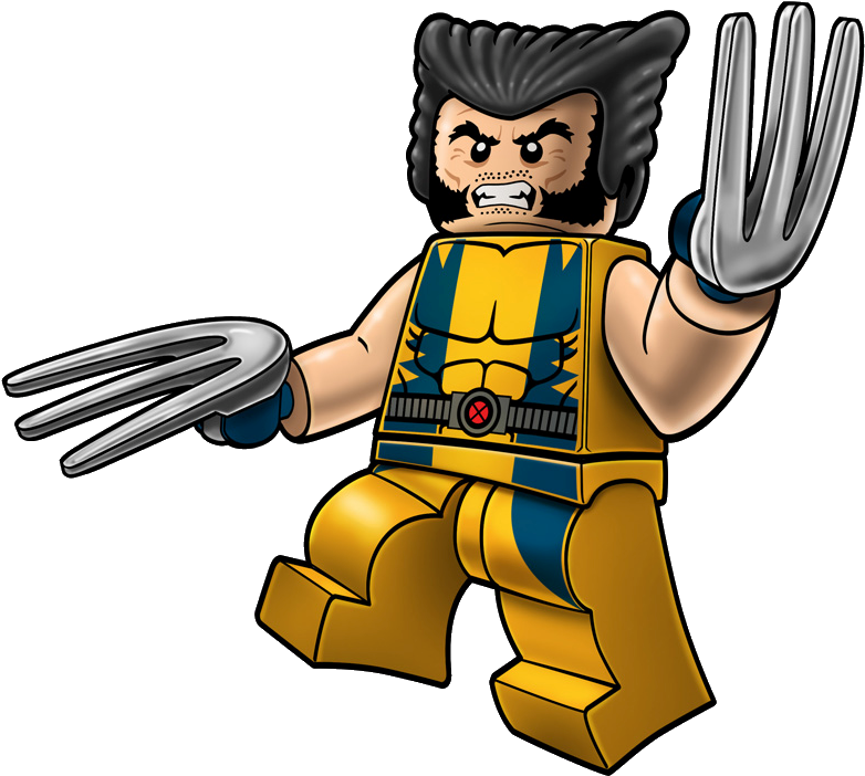 Baby Vector Wolverine - Lego Wolverine Clipart (902x843), Png Download