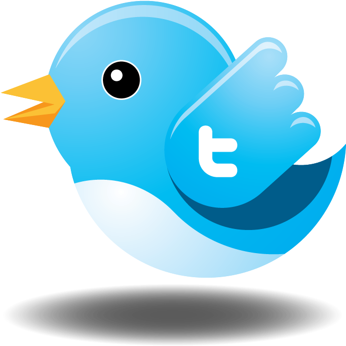 Jpg Transparent Download San Francisco Ritbair - Twitter 3d Logo Vector (700x700), Png Download