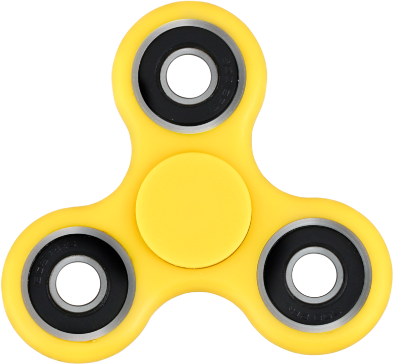 Yellow Fidget Spinner - Спиннер Пнг (1024x1024), Png Download