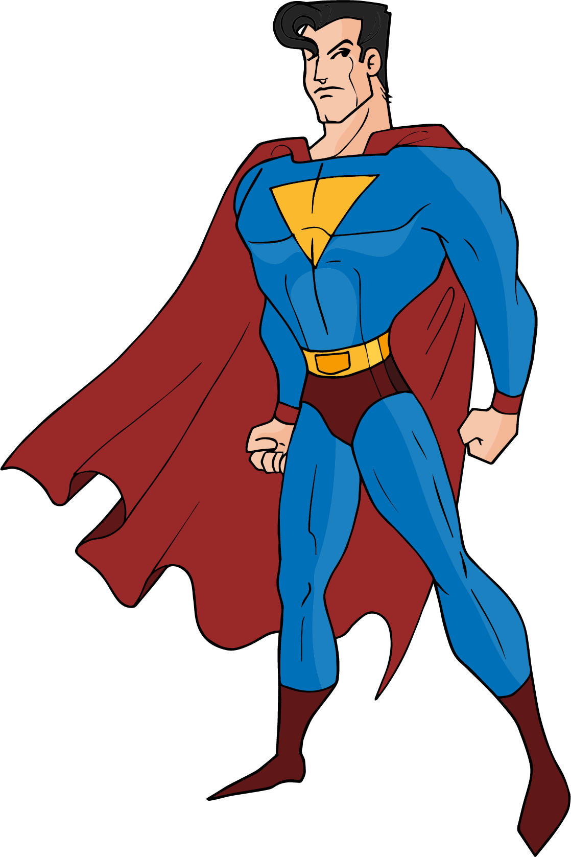 Superman Png Images - Princess And Superheros (1118x1677), Png Download