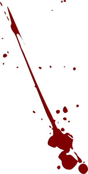 Splat Vector Drip - Blood Splat Gif Png (300x590), Png Download