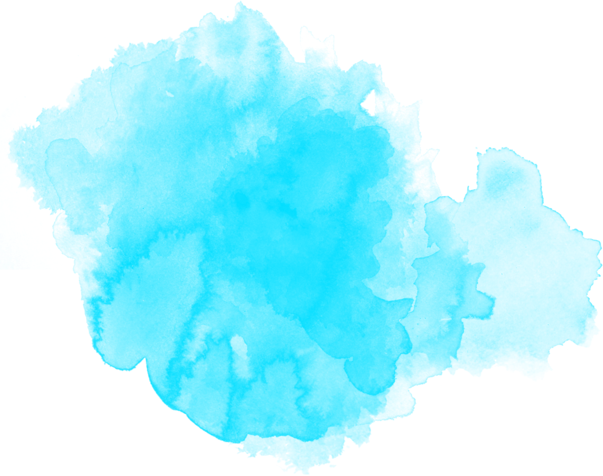 Watercolor Watercolour Ftestickers Paint Blue - Watercolor Painting (1190x941), Png Download