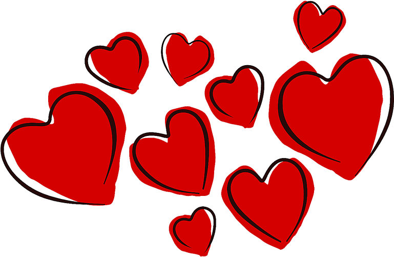 Hearts - Heart Clipart (640x415), Png Download