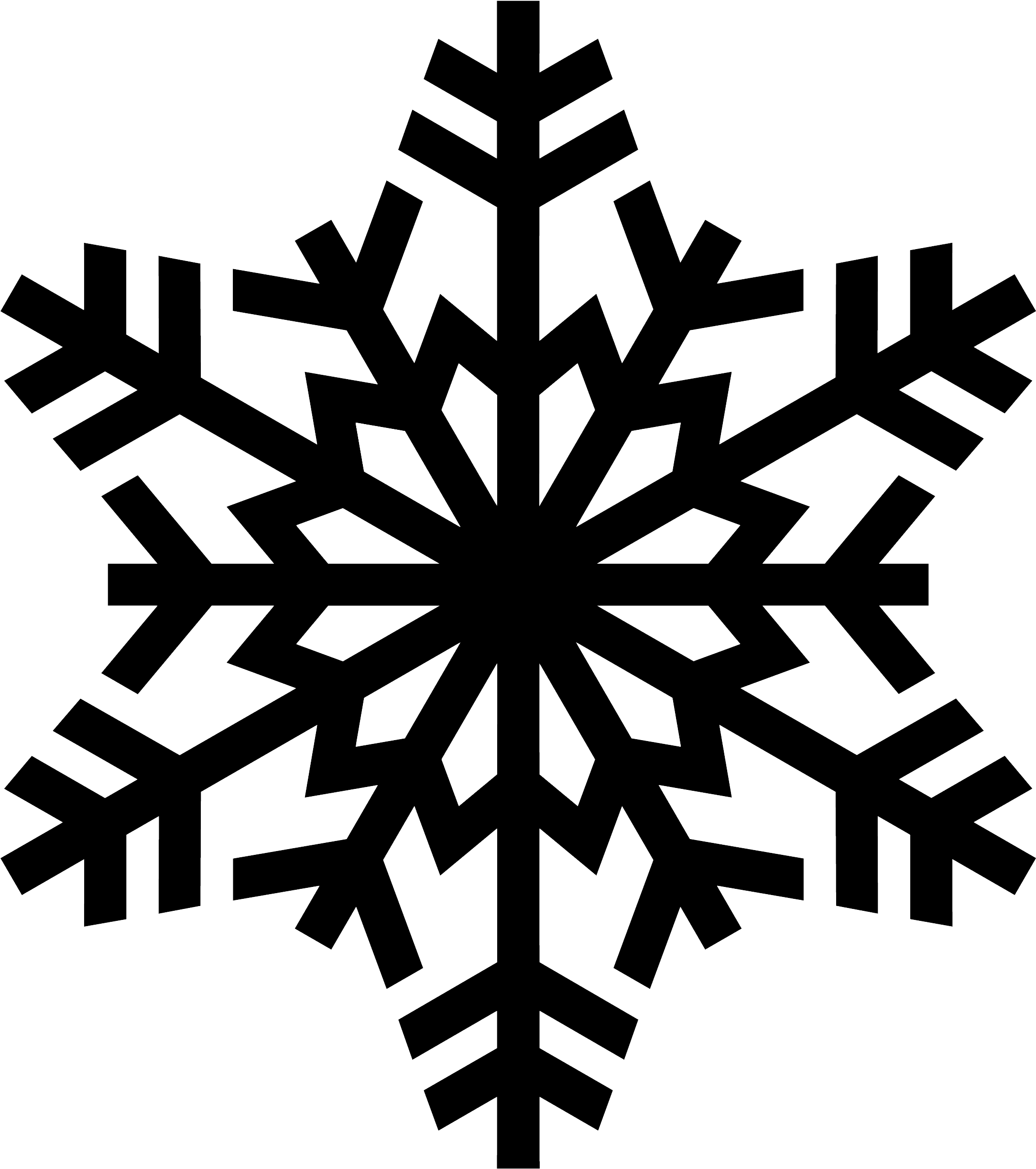 Snowflake - Snowflake Png (2500x2500), Png Download