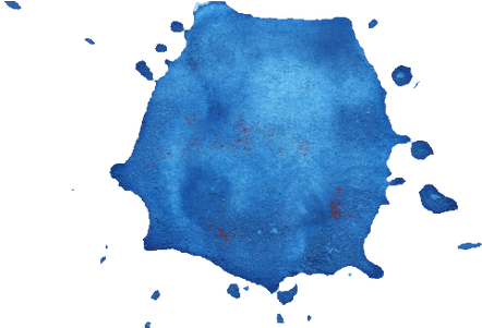 Blue Water Paint Splash - Jun Xu (450x300), Png Download