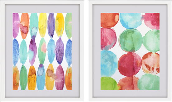 Canoe/circlet Pk/2 - Harriet Bee 'circlet' 2 Piece Framed Print Set (550x550), Png Download