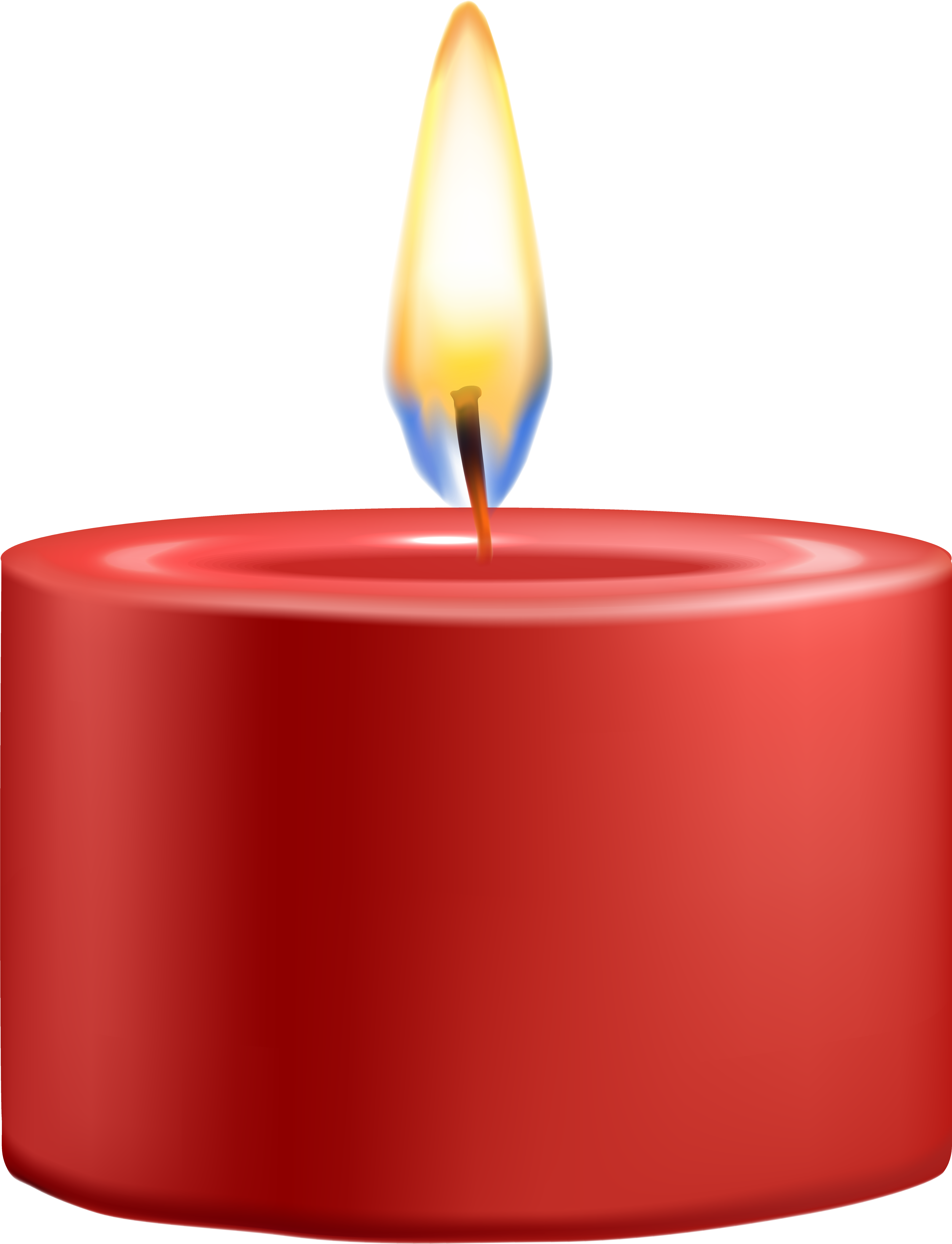 Red Candle Png Clip Art (6239x8000), Png Download