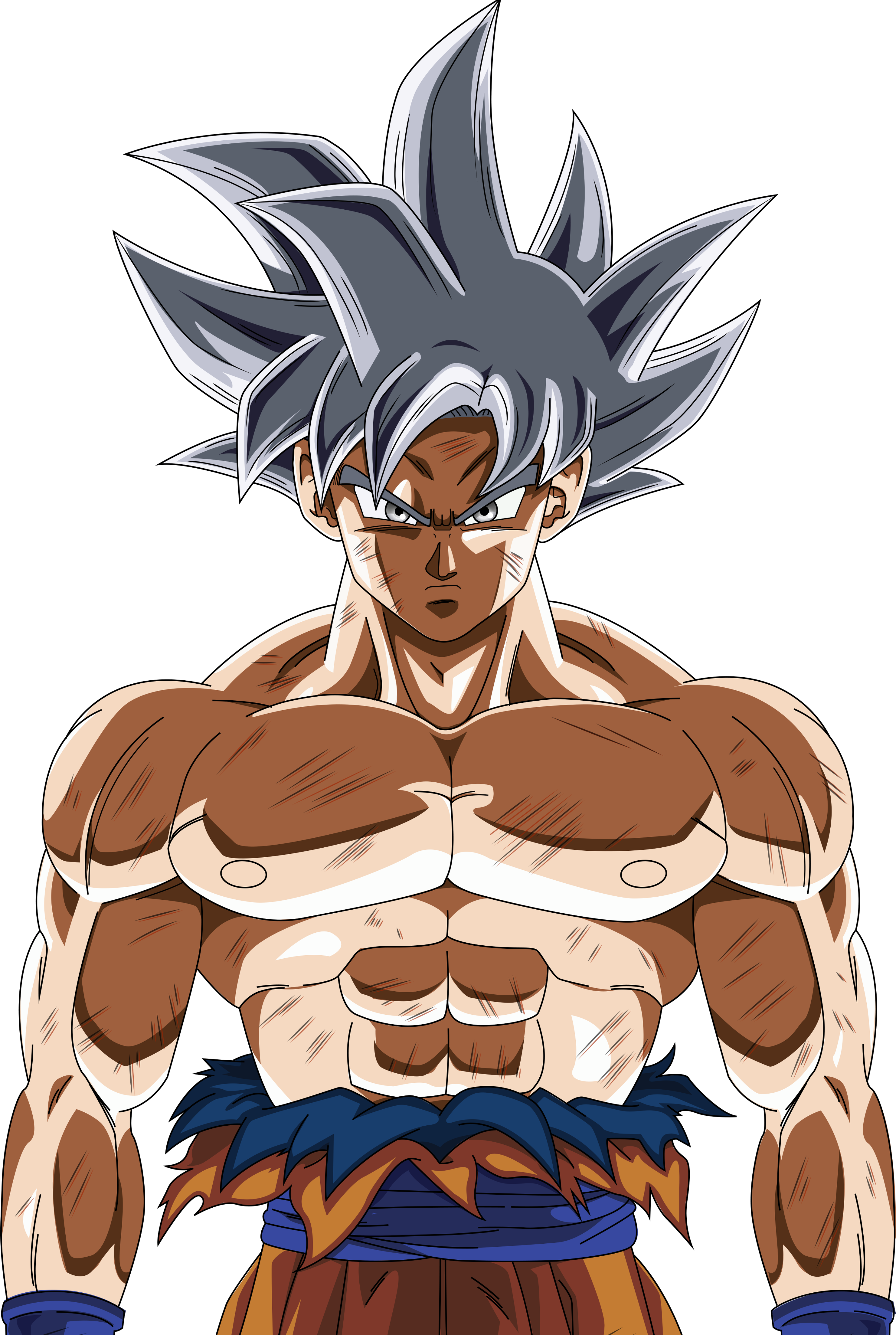 Grey Ghey - Goku Ultra Instinct Wallpaper Iphone (6104x4412), Png Download