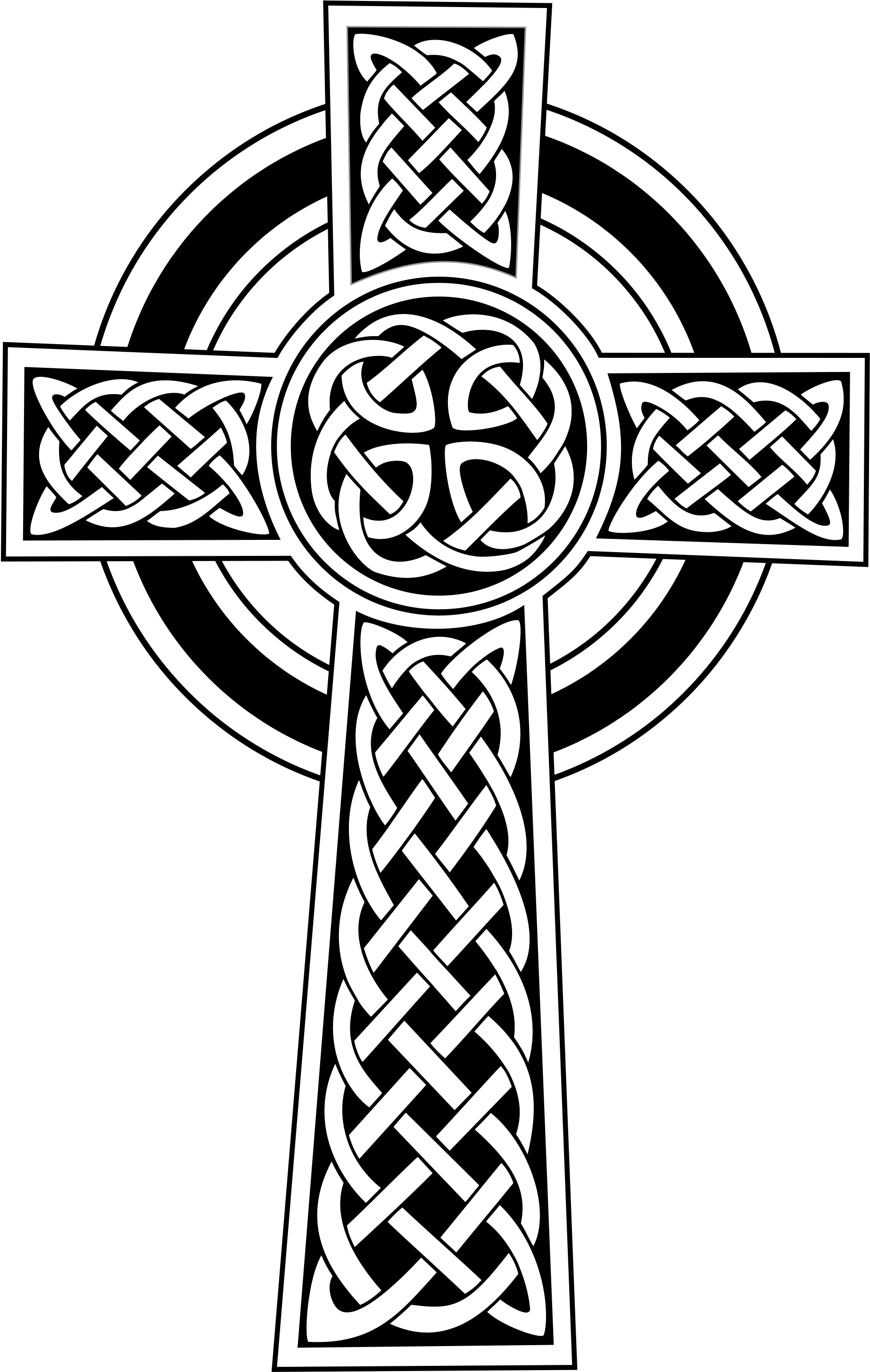 Svg Free Download Celtic Cross By Gdj - Celtic Cross (1484x2341), Png Download