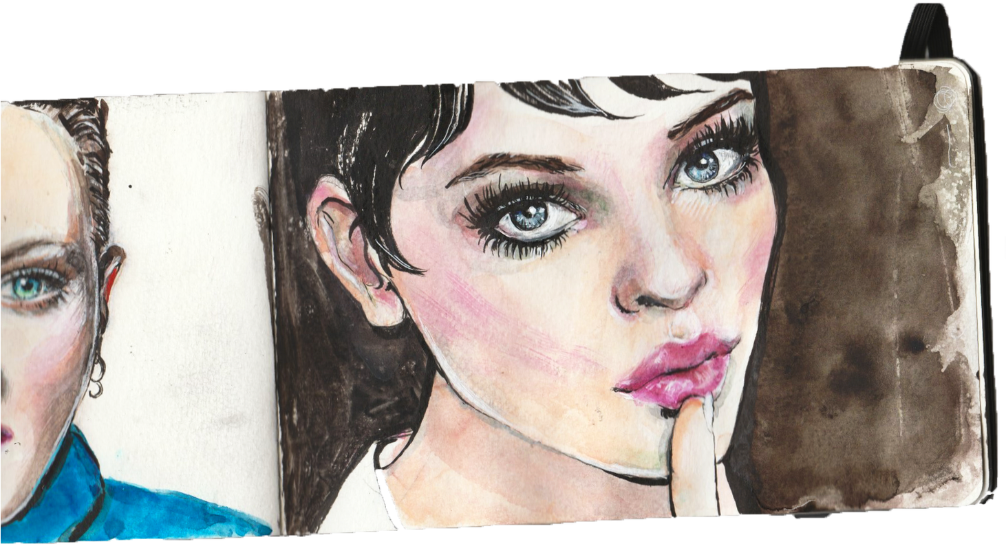 Fashion Drawing - - Drawing (1520x925), Png Download