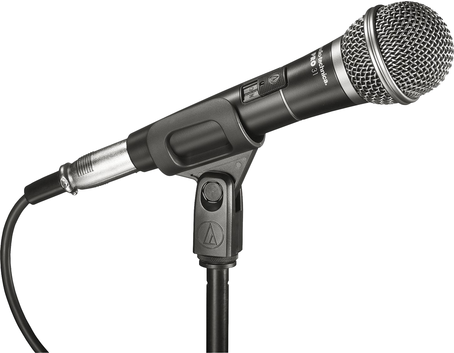 Microphone - Audio-technica Cardioid Dynamic Handheld Microphone (1450x1128), Png Download