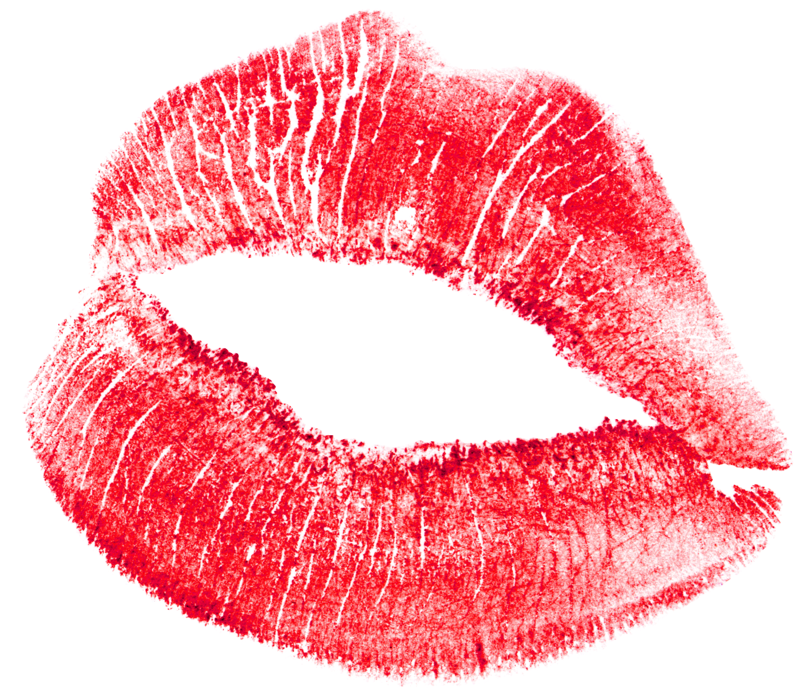 Lips Png Pic - Red Lipstick Mark Png (1619x1442), Png Download