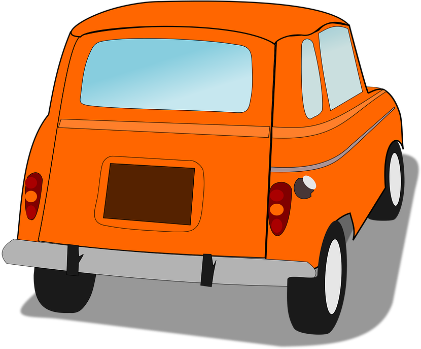 Renault Medium Image Png - Car Clipart Back View (800x664), Png Download