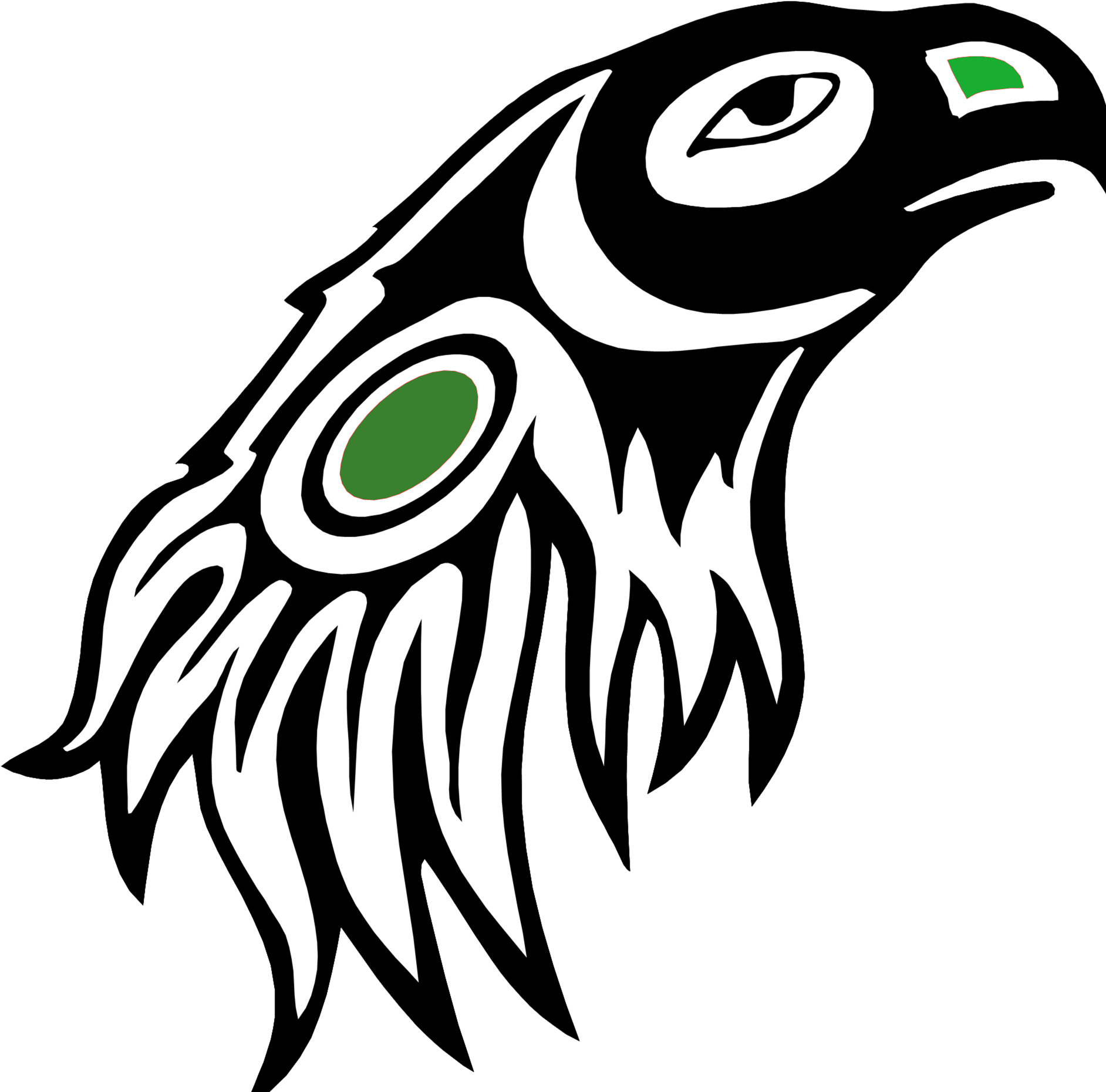 Native American Clip Art Borders - Easy Native American Art (1886x1872), Png Download