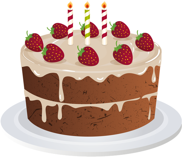 18th Birthday Cake, Birthday Cake Clip Art, Birthday - Cake Transparent (600x511), Png Download