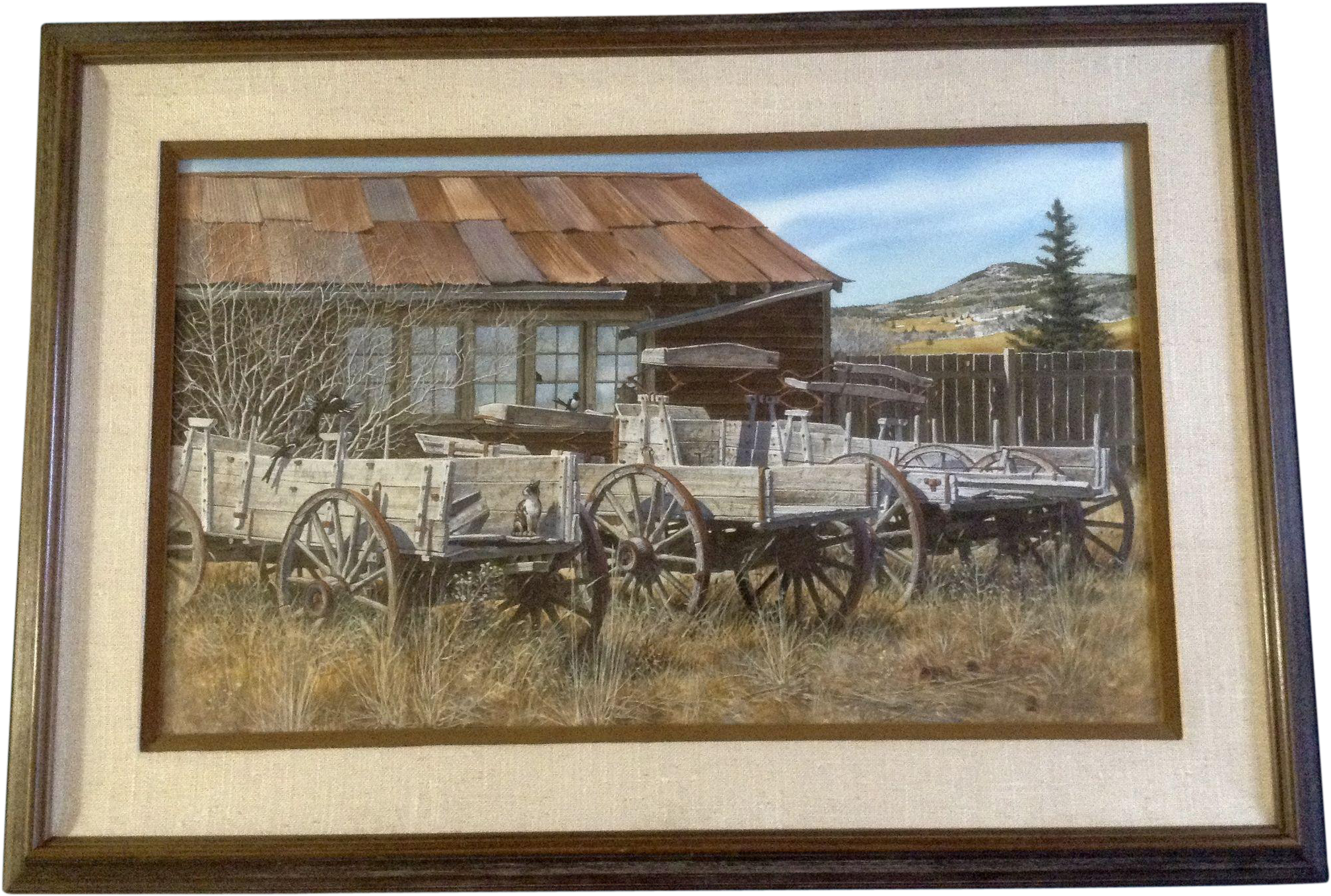 Charles Frizzell, Watercolor Photo Real Painting, Buck - Painting (2015x2015), Png Download