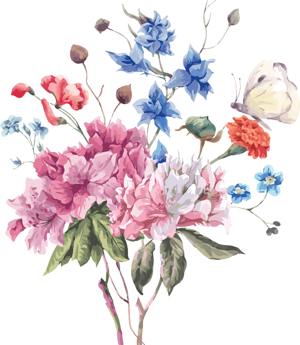 Flower Stock Photography Illustration - Flower Bouquet Illustration (1106x1163), Png Download