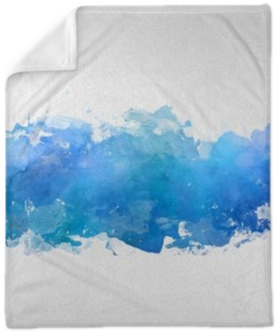 Artistic Blue Watercolor Splash Effect Template Plush - He's Alive Happy Easter (400x400), Png Download