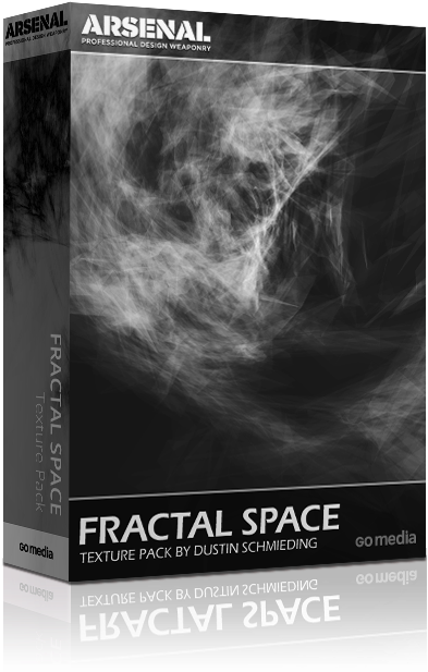 Fractal Space Texture Pack - Book Cover (500x713), Png Download