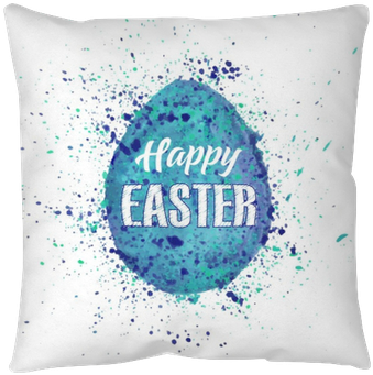 Watercolor Set Of Hand Drawn Colored Easter Egg Isolated - Wesołych Świąt Wielkanocnych Niebieski (400x400), Png Download