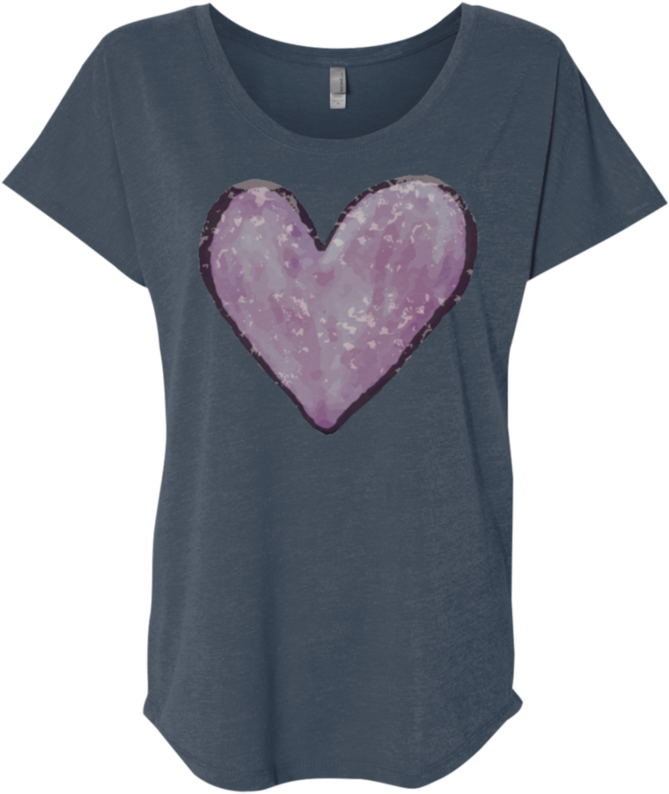 Watercolor Heart - Dolman - Beer And Sex Ladies Shirt | Medium | Customcat (800x800), Png Download