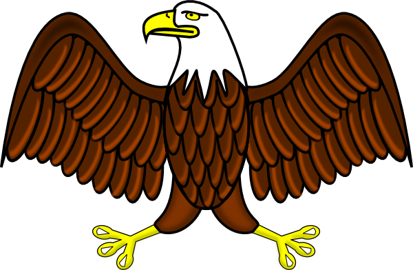 Eagle Clip Art Many Interesting Cliparts - Eagle Clipart (600x392), Png Download