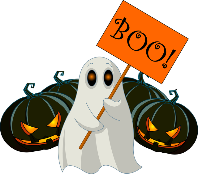 Clipart Transparent Stock Collection Of Boo High Quality - Boo Halloween Png (640x563), Png Download