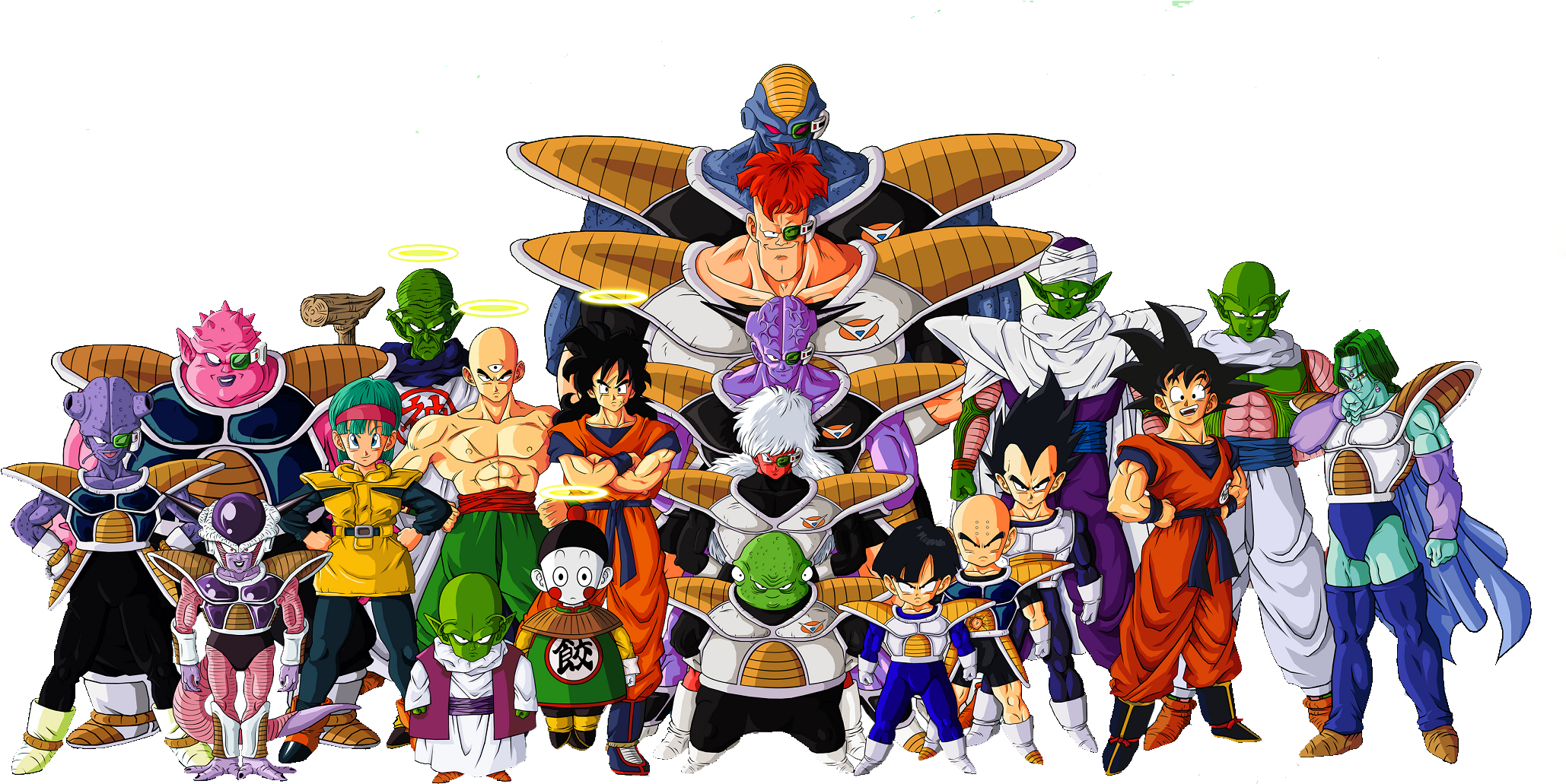 Dragon Ball Z Characters Png File - Dragon Ball Z Png (2144x1064), Png Download