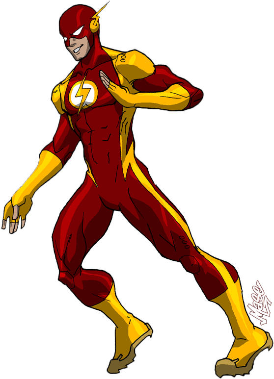 The Flash Png Transparent Images - Flash From Earth 4 (600x829), Png Download