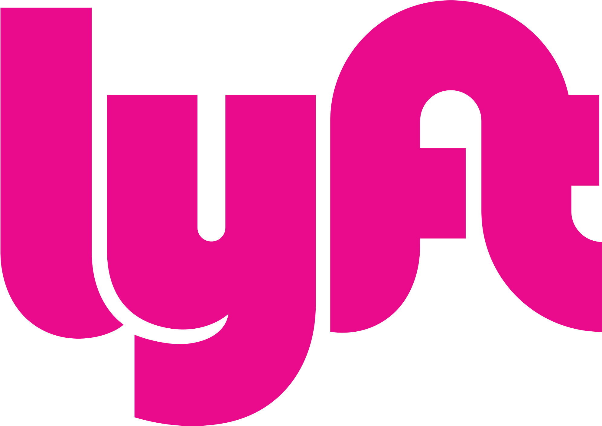Lyft Logo - Lyft Logo Png (2000x1417), Png Download