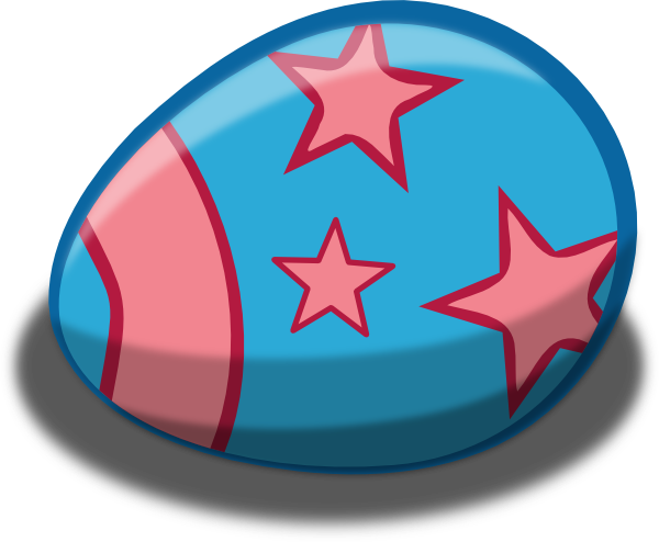 Easter Egg Clip Art (600x494), Png Download