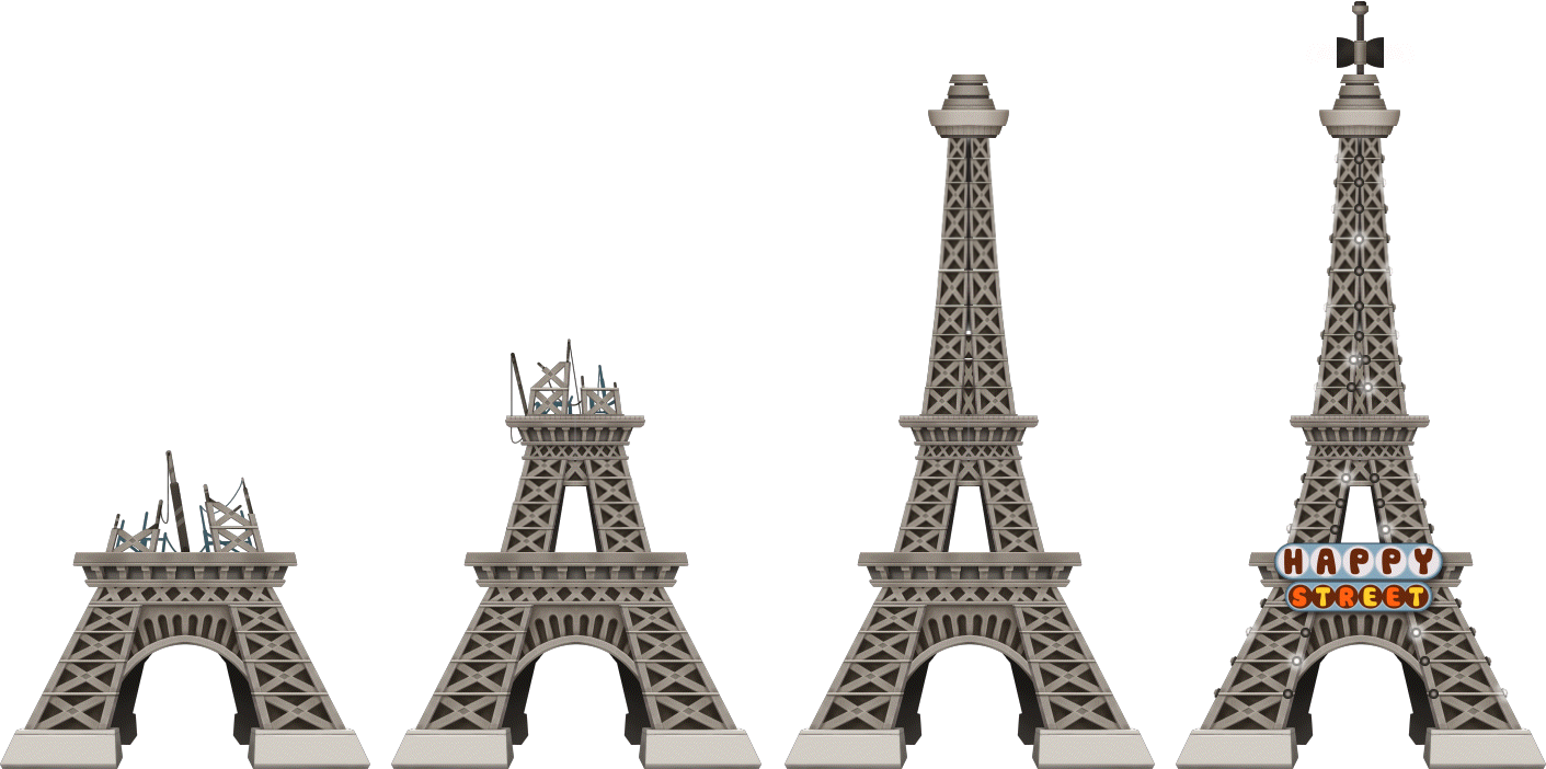 Special Eiffel Tower Level 1to4 - Eiffel Tower Level 1 2016 (1411x702), Png Download