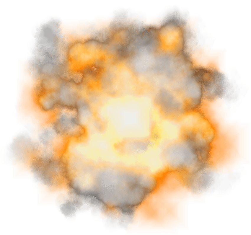 Free Png Smoke Explosion Png Png Images Transparent - Efectos De Explosion Png (850x796), Png Download