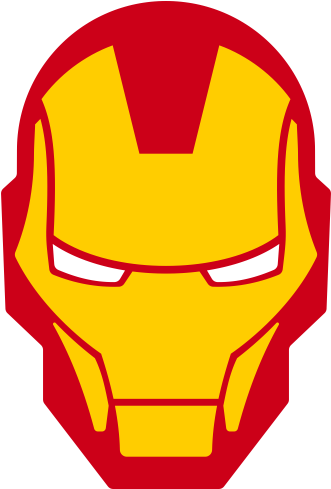 Iron Man Logo - Iron Man Head Png (570x708), Png Download