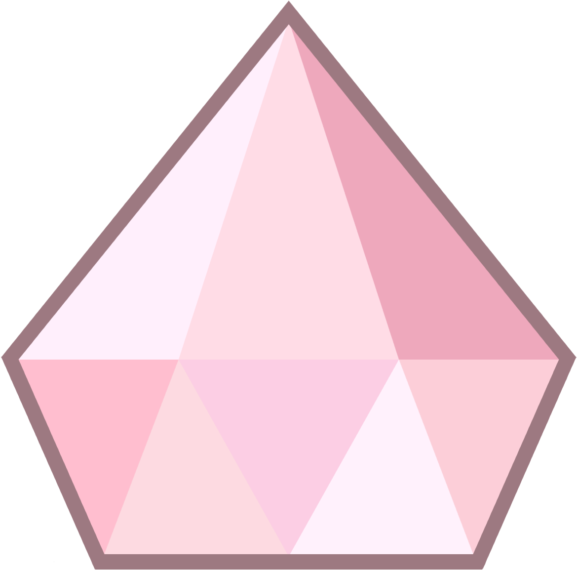 Pink Diamond Gemstone - Steven Universe Pink Diamond Gem (1280x1280), Png Download