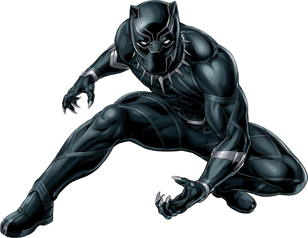 Xmen Drawing Black Panther Clipart Transparent Download - Black Panther Transparent Png (1023x789), Png Download