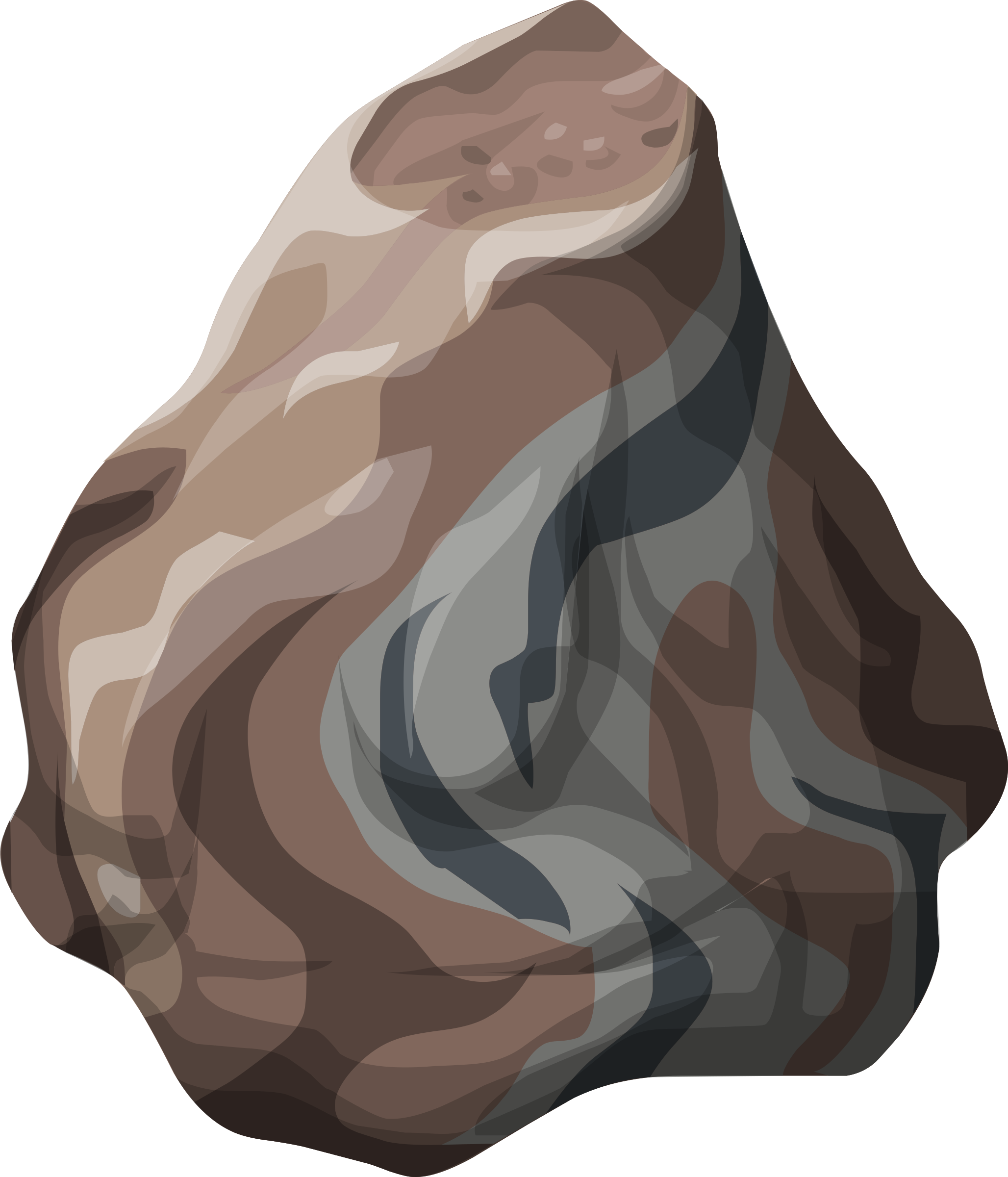Clipart Misc Petrified Rock Large Png (2056x2400), Png Download
