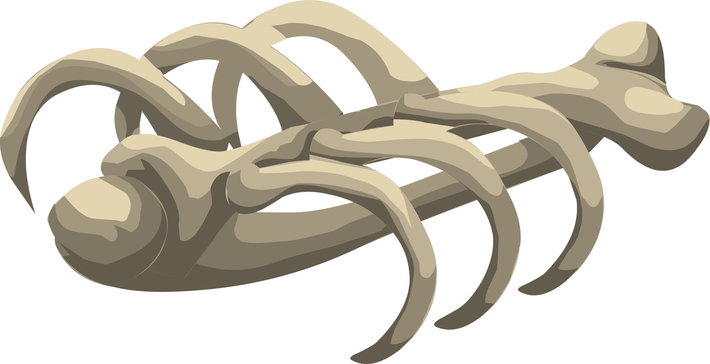 Broken Bone Png - Animal Bones Clipart (960x492), Png Download